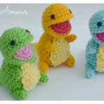 Dinosaur Amigurumi Free Crochet Pattern and Video Tutorial