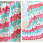Twinkling Stars Blanket Crochet Free Pattern