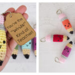 Pencil Keychain Crochet Pattern