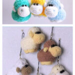 Sheep Keychain Free Crochet Pattern