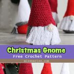 Christmas Gnome Amigurumi Crochet Free Pattern