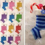 Mini Christmas Stocking Crochet Free Pattern