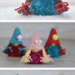 Tunisian Puffball Gnome Free Pattern