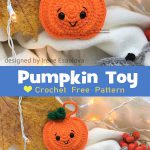 Halloween Pumpkin Toy Crochet Free Pattern
