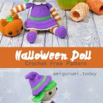 Halloween Witch Amigurumi Crochet Free Pattern