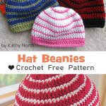 Better Late Than Never Beanies Hat Crochet Free Pattern