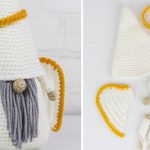 Crochet Christmas Angel Gnome Free Pattern