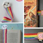 Crochet Cute Rainbow Bookmark Free Pattern