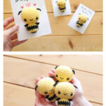 Bee Amigurumi Free Crochet Pattern and Video Tutorial