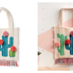 Cactus Tote Bag Crochet Free Pattern