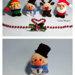 Christmas Eggheads Crochet Free Pattern
