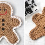 Gingerbread Man Amigurumi Crochet Free Pattern