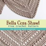 Easy Crochet Triangle Shawl Free Pattern