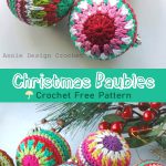 Christmas Baubles Crochet Free Pattern
