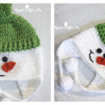 Christmas Snowman Hat Crochet Free Pattern