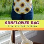 Sunflower Bag Free Crochet Pattern