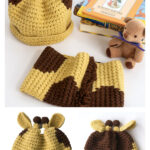 Giraffe Hat Free Crochet Pattern