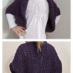 Ragged Falls Cocoon Shrug Free Crochet Pattern