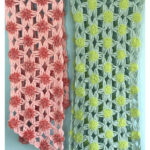 Furry Flower Shawl crochet Free pattern