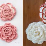 Rose Flower Crochet Free Pattern