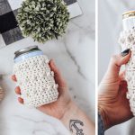 Picot Beverage Holder Free Crochet Pattern