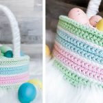 Classic Easter Basket Free Crochet Pattern