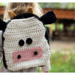Cow Backpack Free Crochet Pattern