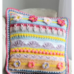 Spring Rhapsody Pillow Free Crochet Pattern