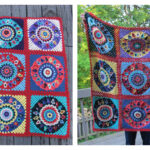 Spinning Top Blanket Free Crochet Pattern