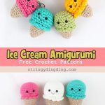 Ice Cream Amigurumi Free Crochet Pattern