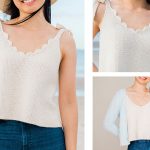 Seascape Scallop Tank Top Free Crochet Pattern