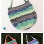 Speedy V-stitch Market Bag Free Pattern Pattern