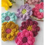 Crochet Easy Flowers Free Pattern