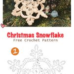 The 7 Christmas Snowflake Free Crochet Pattern