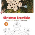 The 7 Christmas Snowflake Free Crochet Pattern