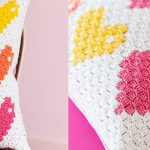 8-bit Love Pillow Free Crochet Pattern