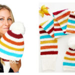 Fall Fling Hat & Scarf Set Free Crochet Pattern