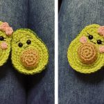 Avocado Amigurumi Crochet Free Pattern