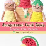 Amigurumi Fruit Girls Free Crochet Pattern
