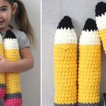 Crochet Plush Pencils Free Pattern