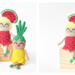 Amigurumi Fruit Girls Free Crochet Pattern
