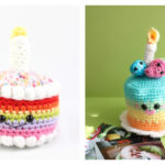 Birthday Cake Amigurumi Free Crochet Pattern