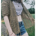 Shell Boho Cardigan Free Crochet Pattern and Video Tutorial