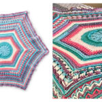 Study of Planet Earth Blanket Crochet Free Pattern