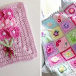 Posy Square Free Crochet Pattern