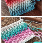 Alpine Stitch Free Crochet Pattern and Video Tutorial
