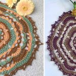 Royal Crown  Mandalas Crochet Free Pattern