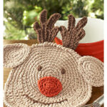 Reindeer Dishcloth Free Crochet Pattern