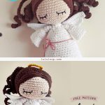 2 Crochet Angel Doll Amigurumi Free Patterns