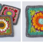 Aster Square Crochet Free Pattern